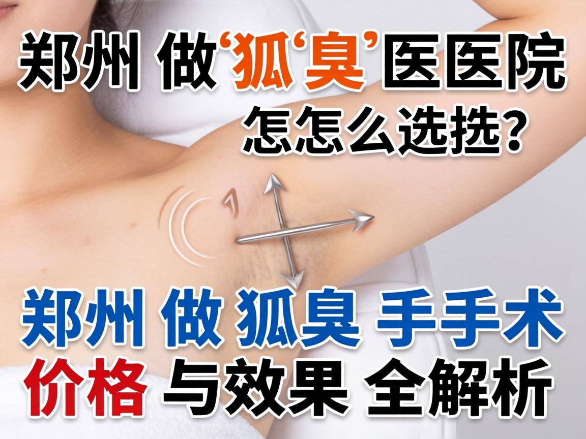 郑州做狐臭医院怎么选?郑州做狐臭手术价格与效果全解析 郑州做狐臭医院怎么选?郑州做狐臭手术价格与效果全解析
