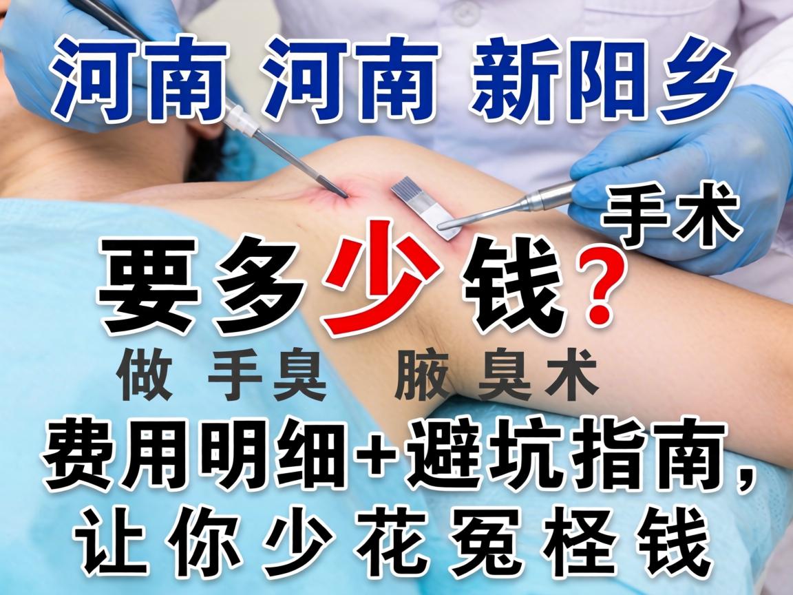 河南新乡做腋臭手术要多少钱?费用明细+避坑指南,让你少花冤枉钱 河南新乡做腋臭手术要多少钱?费用明细+避坑指南,让你少花冤枉钱