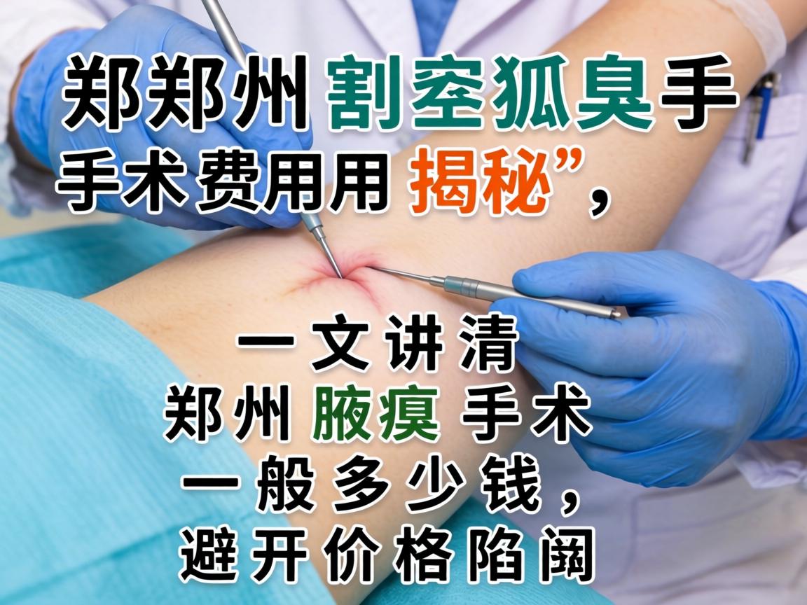 郑州割狐臭手术费用揭秘,一文讲清郑州腋臭手术一般多少钱,避开价格陷阱 郑州割狐臭手术费用揭秘,一文讲清郑州腋臭手术一般多少钱,避开价格陷阱