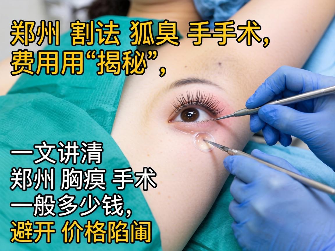 郑州割狐臭手术费用揭秘,一文讲清郑州腋臭手术一般多少钱,避开价格陷阱 郑州割狐臭手术费用揭秘,一文讲清郑州腋臭手术一般多少钱,避开价格陷阱
