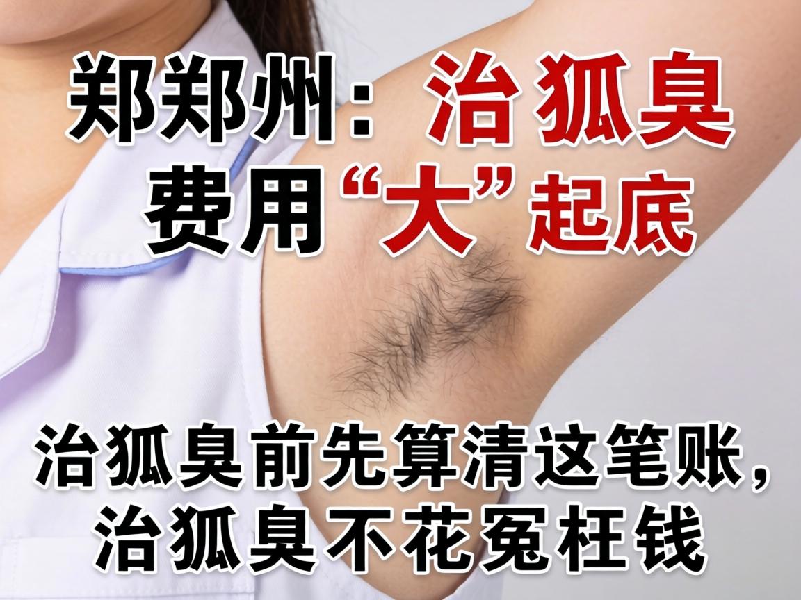 郑州治狐臭费用大起底，治狐臭前先算清这笔账，治狐臭不花冤枉钱