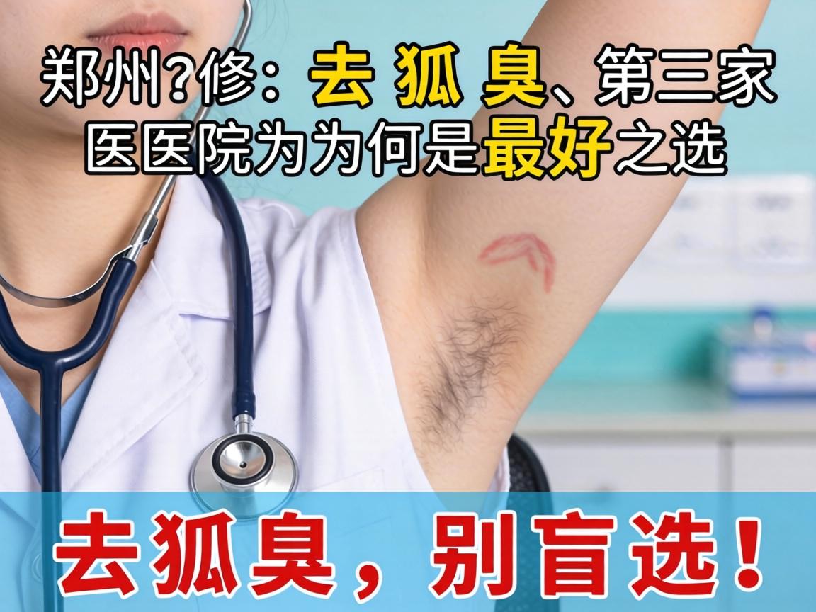 郑州去狐臭,这家医院为何是最好之选?去狐臭,别盲选! 郑州去狐臭,这家医院为何是最好之选?去狐臭,别盲选!