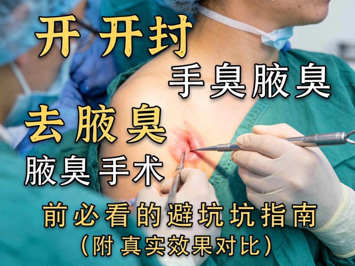 开封手术去腋臭,腋臭手术前必看的避坑指南(附真实效果对比) 开封手术去腋臭,腋臭手术前必看的避坑指南(附真实效果对比)