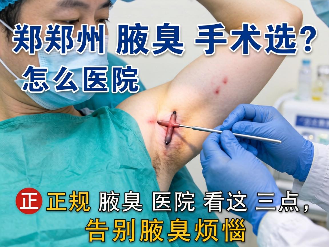 郑州腋臭手术医院怎么选?正规腋臭医院看这三点,告别腋臭烦恼 郑州腋臭手术医院怎么选?正规腋臭医院看这三点,告别腋臭烦恼