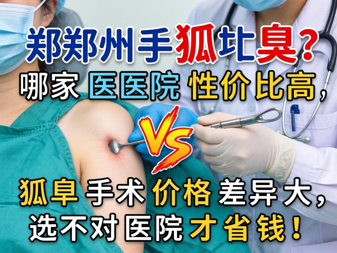郑州狐臭手术价格对比,哪家医院性价比高?狐臭手术价格差异大,选对医院才省钱! 郑州狐臭手术价格对比,哪家医院性价比高?狐臭手术价格差异大,选对医院才省钱!