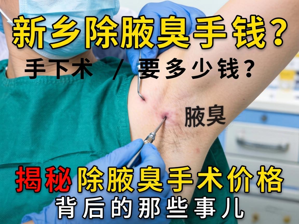 新乡除腋臭手术要多少钱?揭秘除腋臭手术价格背后的那些事儿 新乡除腋臭手术要多少钱?揭秘除腋臭手术价格背后的那些事儿