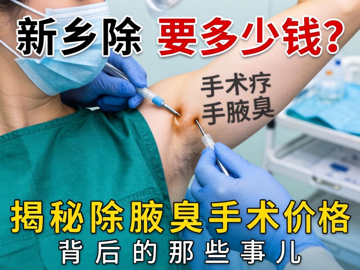 新乡除腋臭手术要多少钱?揭秘除腋臭手术价格背后的那些事儿 新乡除腋臭手术要多少钱?揭秘除腋臭手术价格背后的那些事儿