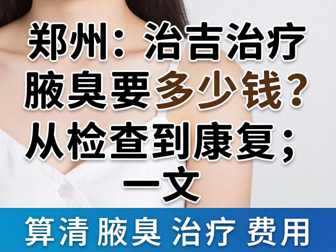 郑州治疗腋臭要多少钱?从检查到康复,一文算清腋臭治疗费用 郑州治疗腋臭要多少钱?从检查到康复,一文算清腋臭治疗费用