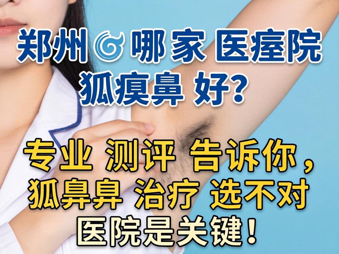 郑州哪家医院狐臭好?专业测评告诉你,狐臭治疗选对医院是关键! 郑州哪家医院狐臭好?专业测评告诉你,狐臭治疗选对医院是关键!
