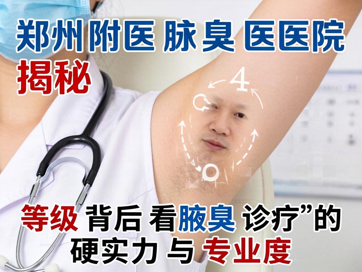郑州附医腋臭医院等级揭秘,等级背后看腋臭诊疗的硬实力与专业度 郑州附医腋臭医院等级揭秘,等级背后看腋臭诊疗的硬实力与专业度