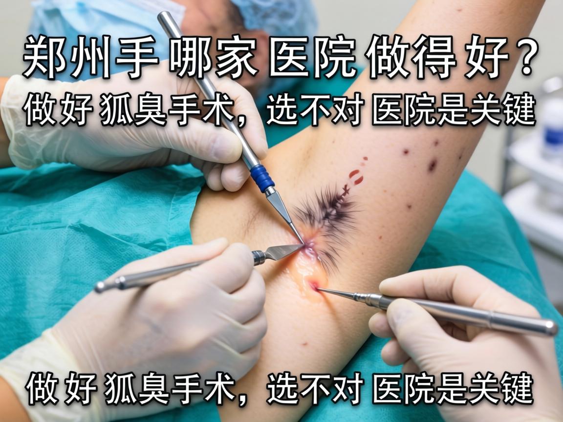 郑州狐臭手术哪家医院做得好？做好狐臭手术，选对医院是关键