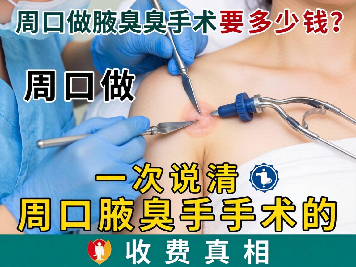 周口做腋臭手术要多少钱?一次说清周口腋臭手术的收费真相 周口做腋臭手术要多少钱?一次说清周口腋臭手术的收费真相
