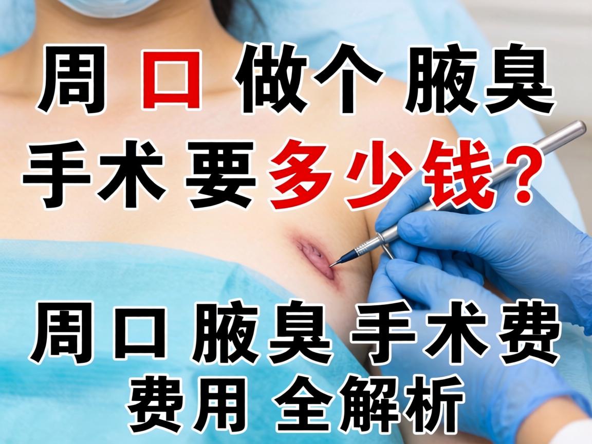 周口做个腋臭手术要多少钱?周口腋臭手术费用全解析 周口做个腋臭手术要多少钱?周口腋臭手术费用全解析