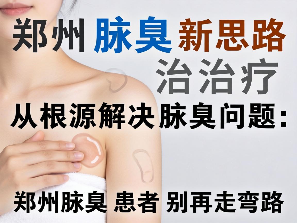 郑州腋臭治疗新思路，从根源解决腋臭问题，郑州腋臭患者别再走弯路