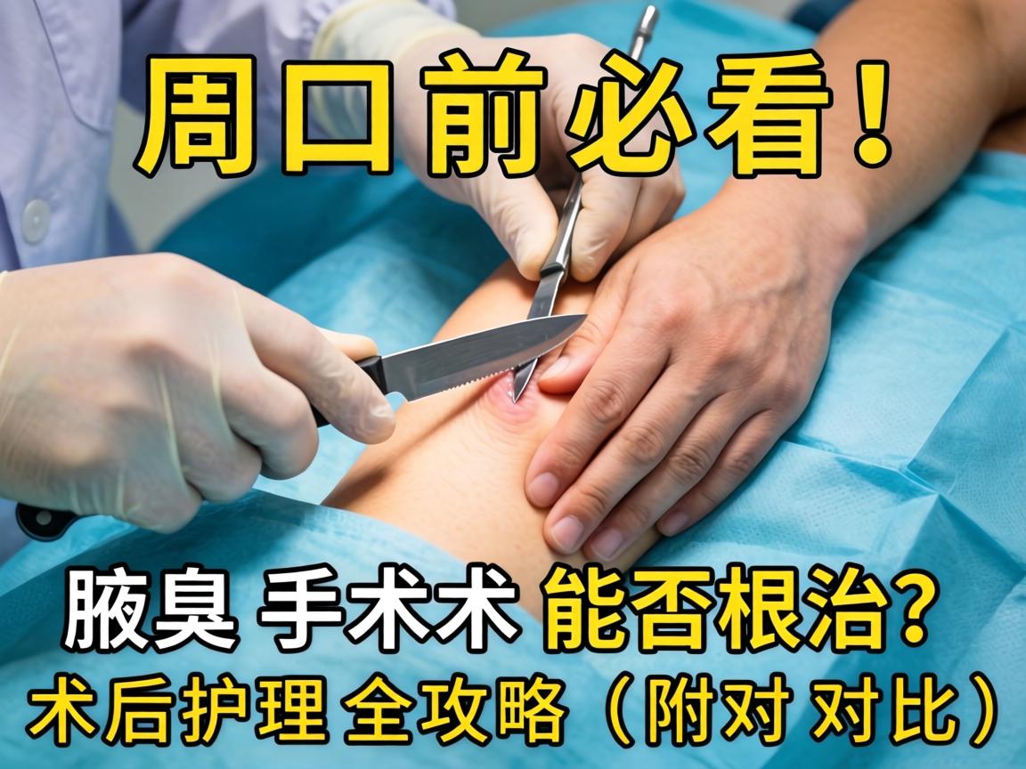 周口腋臭手术动刀前必看！腋臭手术能否根治？术后护理全攻略（附对比）