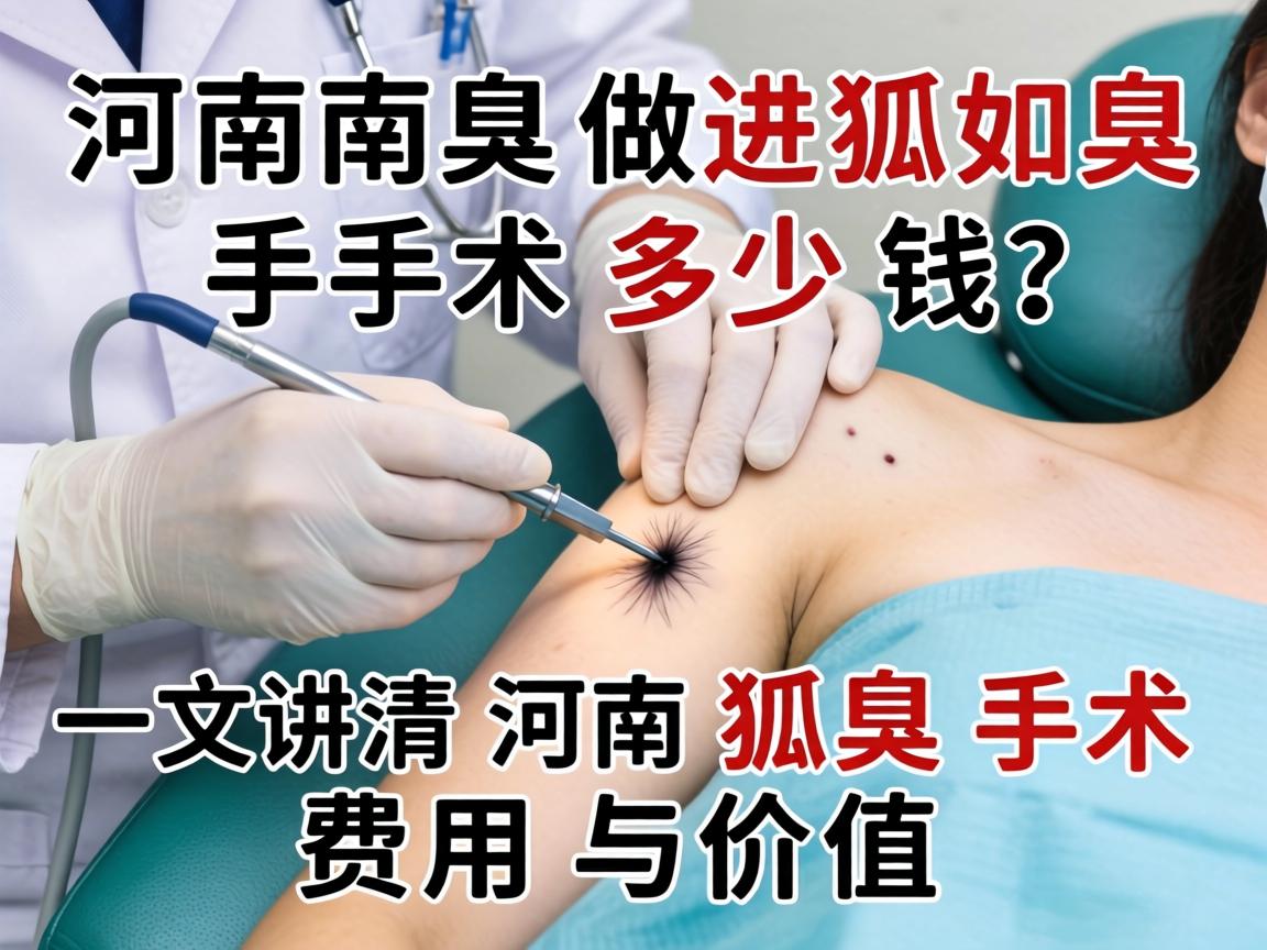 河南做狐臭手术多少钱?一文讲清河南狐臭手术费用与价值 河南做狐臭手术多少钱?一文讲清河南狐臭手术费用与价值