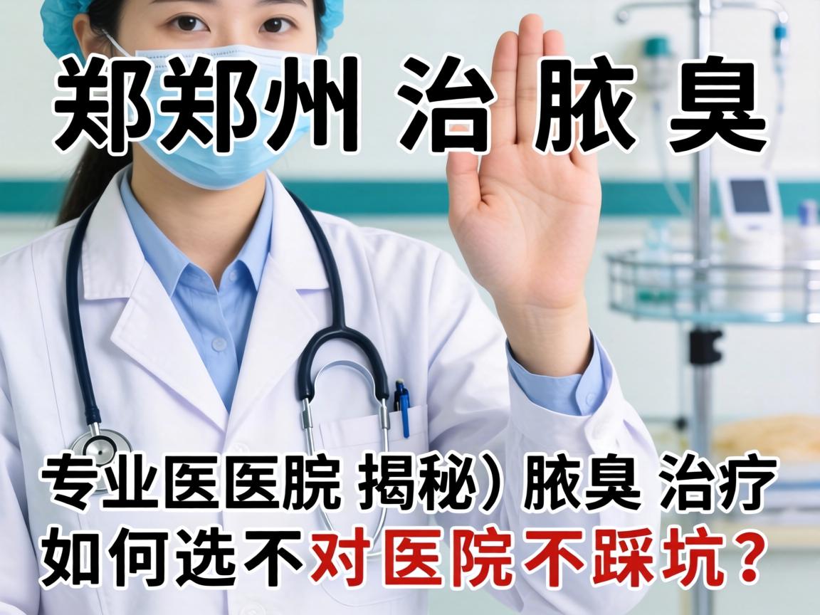 郑州治腋臭，专业医院揭秘，腋臭治疗如何选对医院不踩坑？