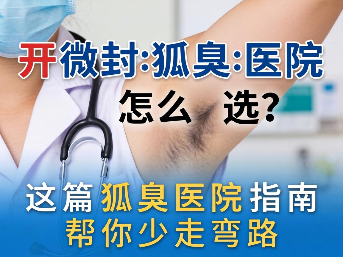 开封狐臭医院怎么选?这篇狐臭医院指南帮你少走弯路 开封狐臭医院怎么选?这篇狐臭医院指南帮你少走弯路