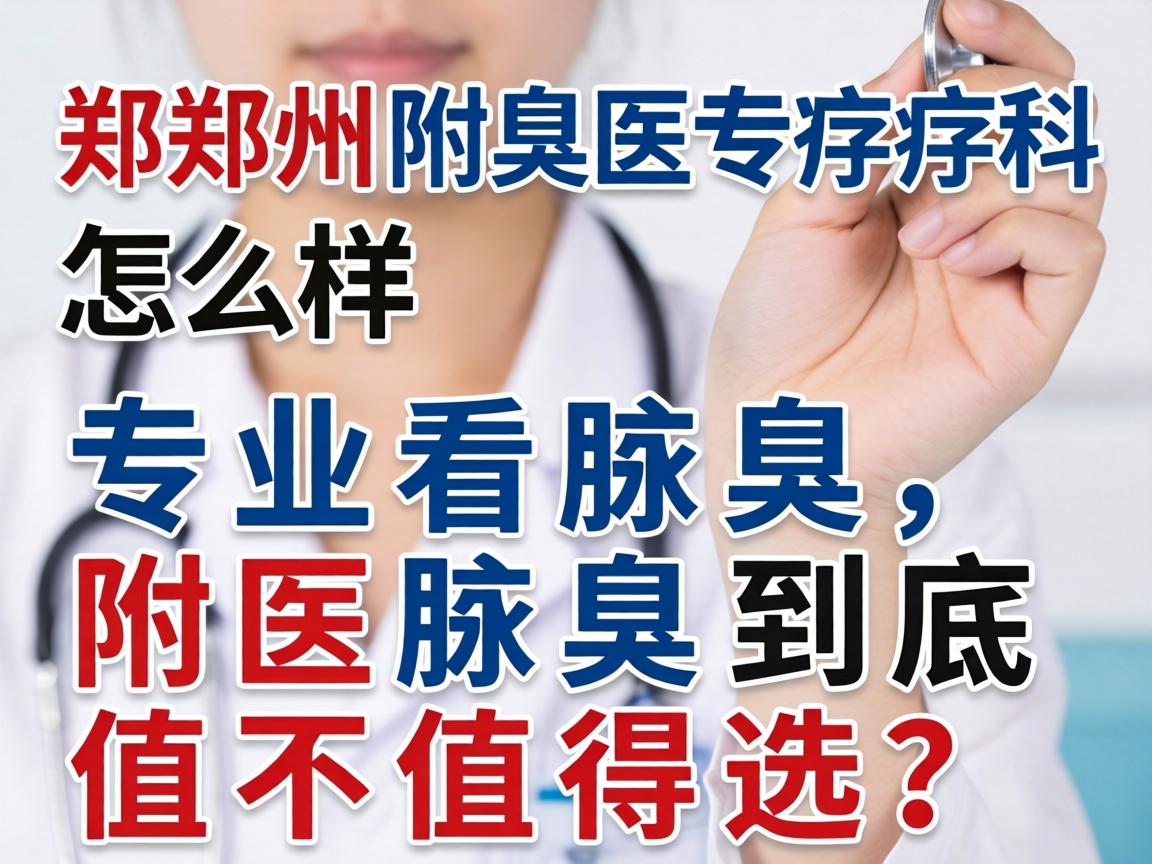 郑州附医腋臭专科怎么样？专业看腋臭，附医腋臭到底值不值得选？