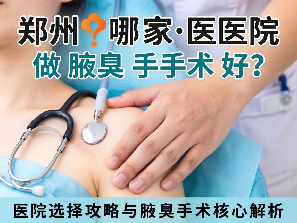 郑州哪家医院做腋臭手术好?医院选择攻略与腋臭手术核心解析 郑州哪家医院做腋臭手术好?医院选择攻略与腋臭手术核心解析