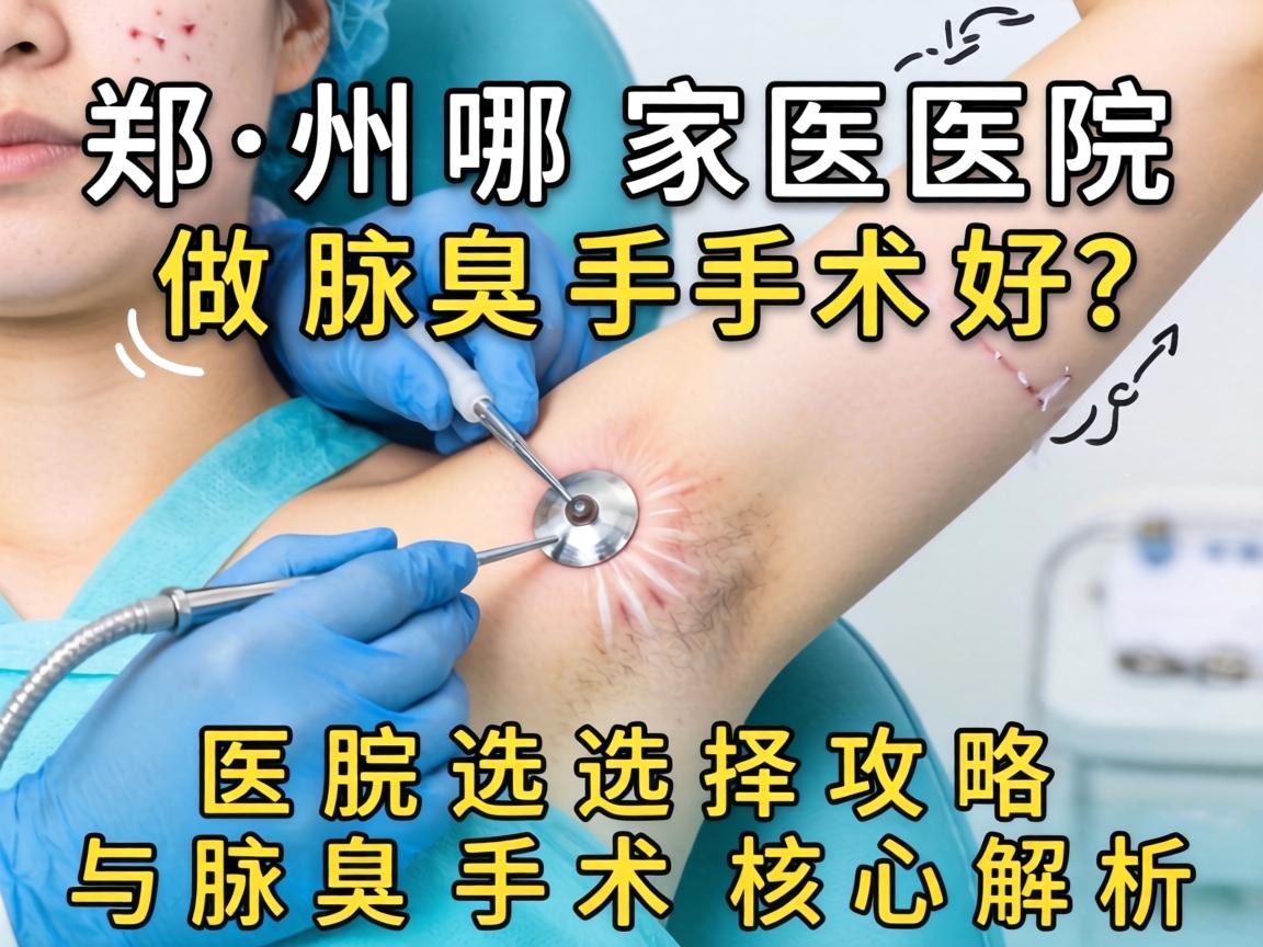 郑州哪家医院做腋臭手术好?医院选择攻略与腋臭手术核心解析 郑州哪家医院做腋臭手术好?医院选择攻略与腋臭手术核心解析
