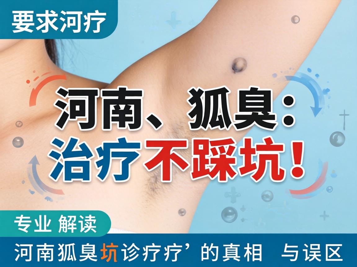 河南狐臭治疗不踩坑,专业解读河南狐臭诊疗的真相与误区 河南狐臭治疗不踩坑,专业解读河南狐臭诊疗的真相与误区
