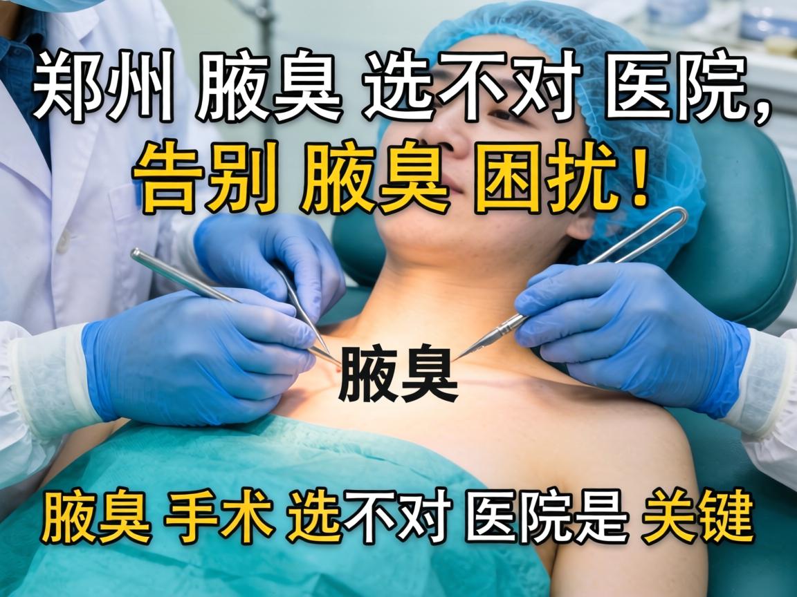 郑州腋臭手术选对医院,告别腋臭困扰!腋臭手术选对医院是关键 郑州腋臭手术选对医院,告别腋臭困扰!腋臭手术选对医院是关键