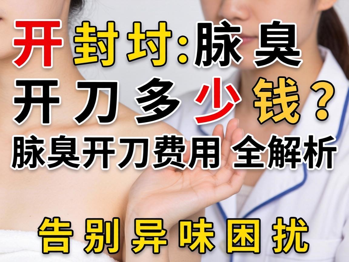 开封腋臭开刀多少钱?腋臭开刀费用全解析,告别异味困扰 开封腋臭开刀多少钱?腋臭开刀费用全解析,告别异味困扰