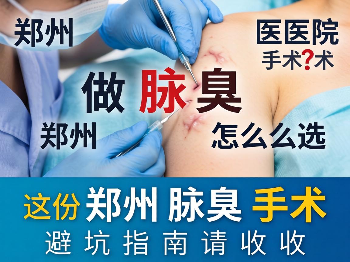 郑州做腋臭手术医院怎么选?这份郑州腋臭手术避坑指南请收好 郑州做腋臭手术医院怎么选?这份郑州腋臭手术避坑指南请收好