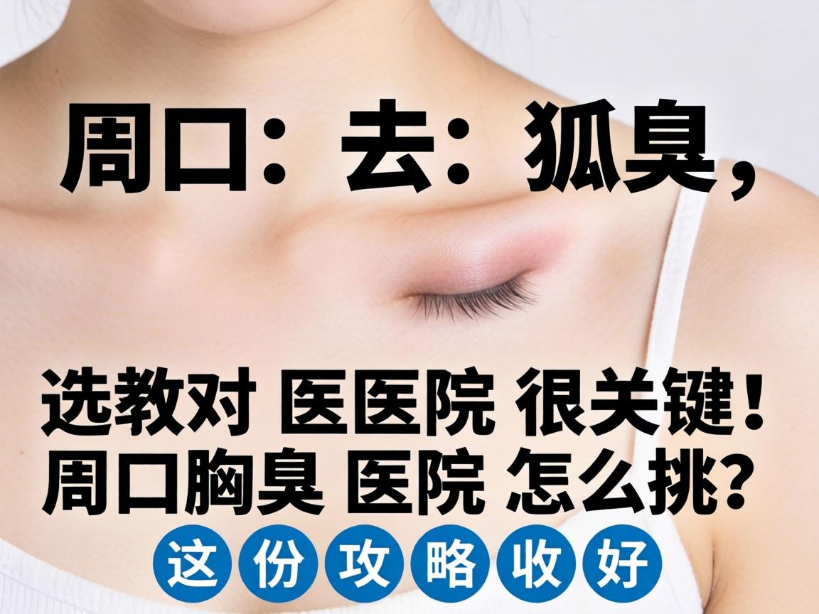 周口去狐臭,选对医院很关键!周口腋臭医院怎么挑?这份攻略收好 周口去狐臭,选对医院很关键!周口腋臭医院怎么挑?这份攻略收好