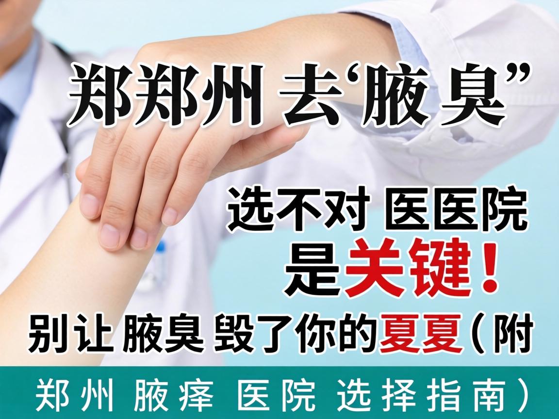 郑州去腋臭,选对医院是关键!别让腋臭毁了你的夏天(附郑州腋臭医院选择指南) 郑州去腋臭,选对医院是关键!别让腋臭毁了你的夏天(附郑州腋臭医院选择指南)
