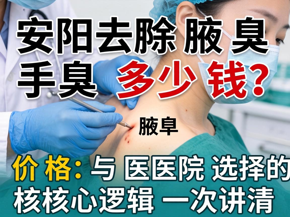安阳去除腋臭手术多少钱?价格与医院选择的核心逻辑一次讲清 安阳去除腋臭手术多少钱?价格与医院选择的核心逻辑一次讲清