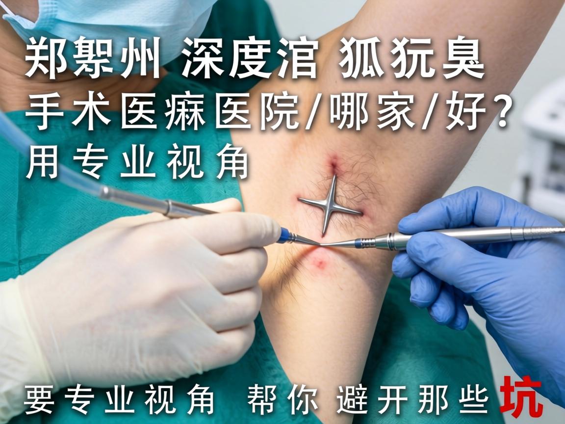深度解析郑州狐臭手术医院哪家好？用专业视角帮你避开那些坑