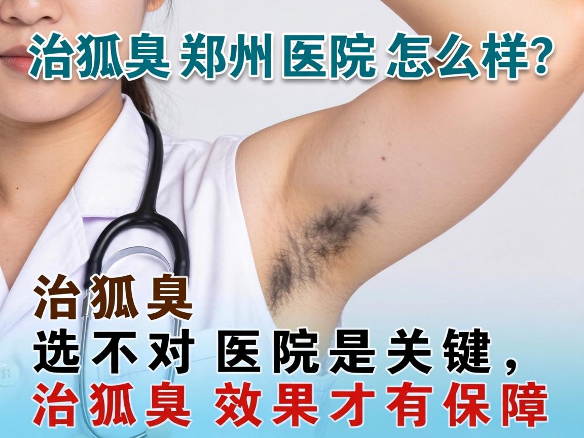 治狐臭郑州医院怎么样？治狐臭选对医院是关键，治狐臭效果才有保障