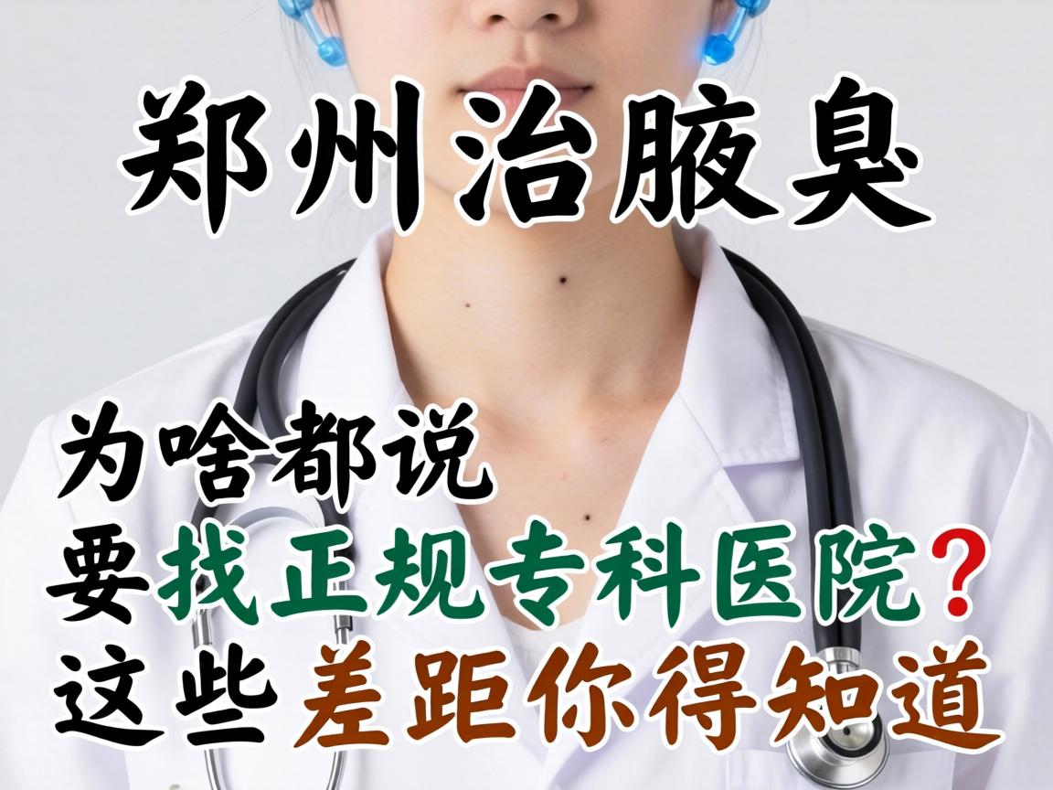 郑州治腋臭,为啥都说要找正规专科医院?这些差距你得知道 郑州治腋臭,为啥都说要找正规专科医院?这些差距你得知道