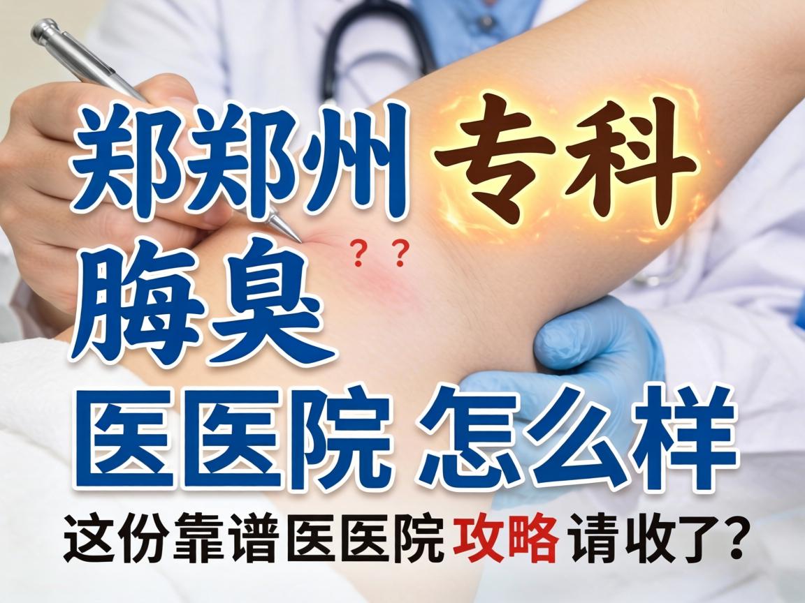 郑州专科腋臭医院怎么样?这份靠谱医院攻略请收好 郑州专科腋臭医院怎么样?这份靠谱医院攻略请收好