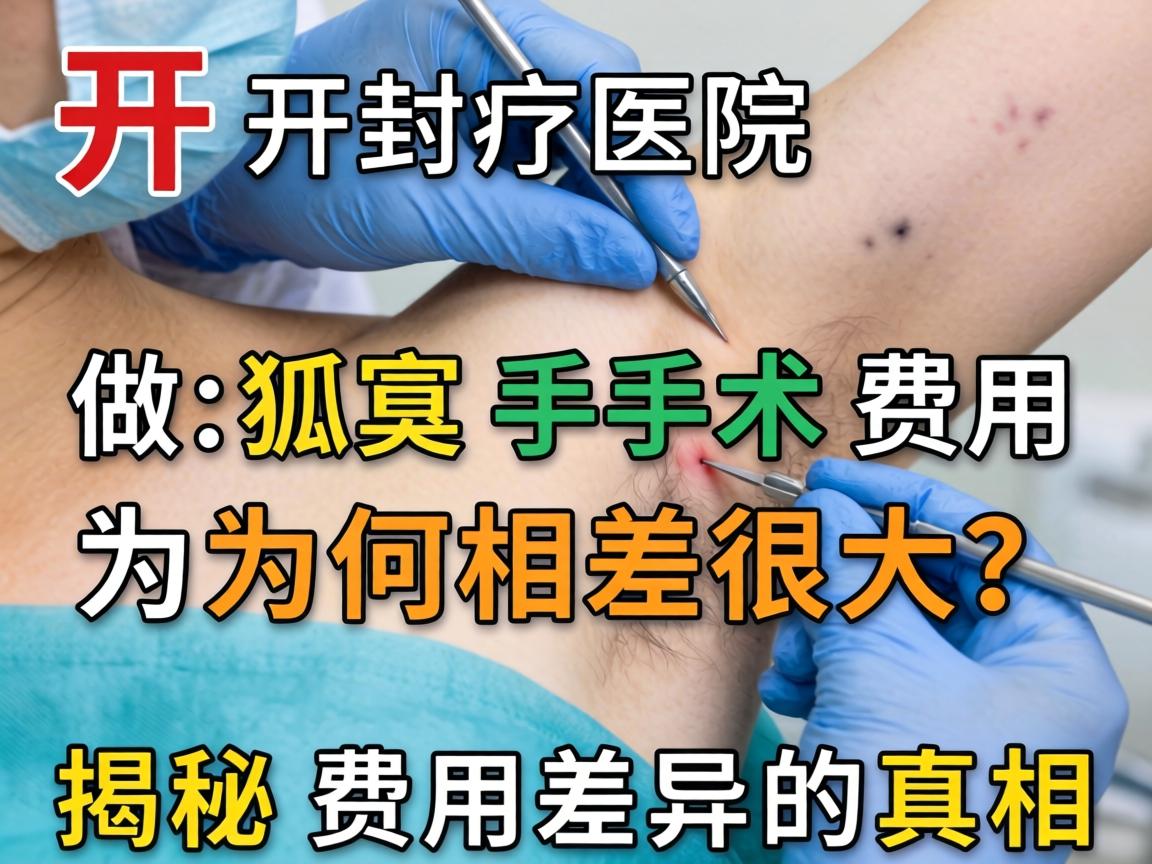 开封医院做狐臭手术费用为何相差很大?揭秘费用差异的真相 开封医院做狐臭手术费用为何相差很大?揭秘费用差异的真相