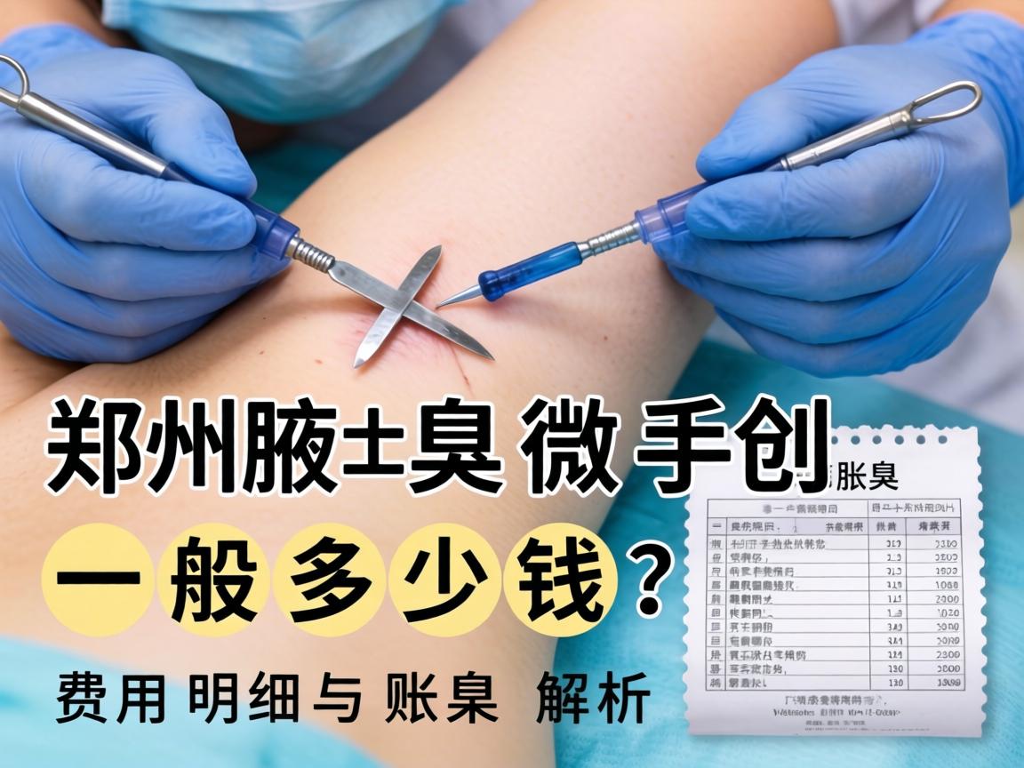 郑州腋臭微创手术一般多少钱?费用明细与账单解析 郑州腋臭微创手术一般多少钱?费用明细与账单解析