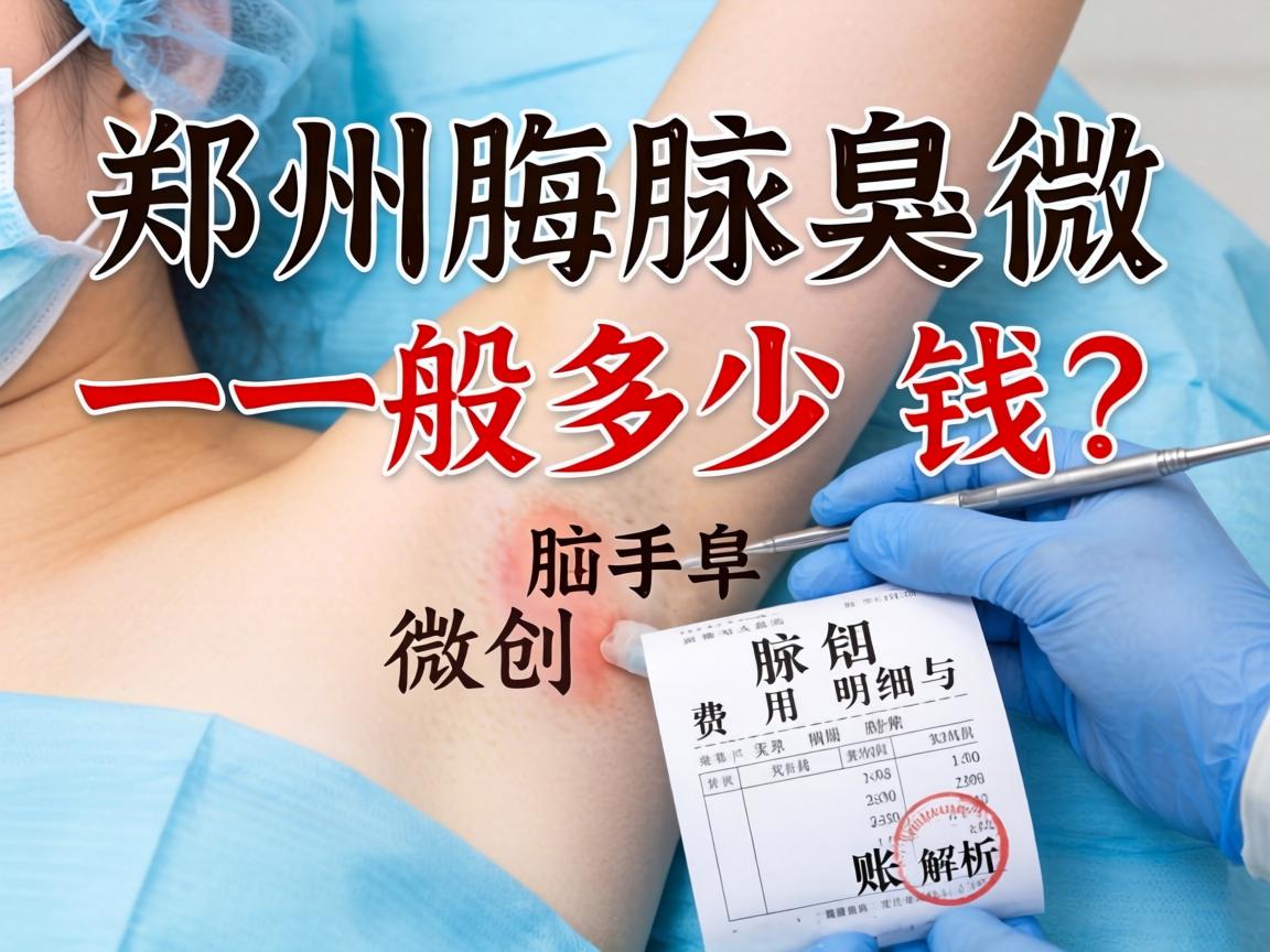 郑州腋臭微创手术一般多少钱?费用明细与账单解析 郑州腋臭微创手术一般多少钱?费用明细与账单解析