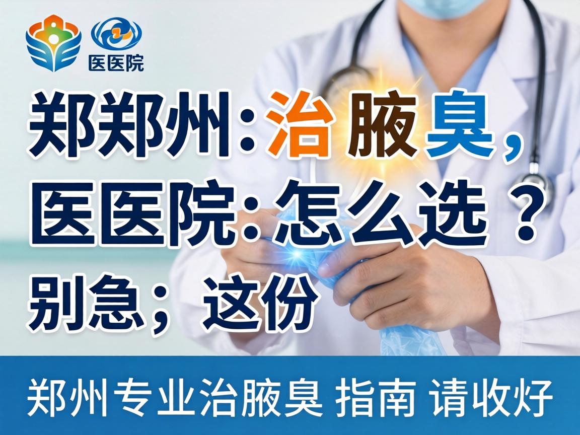 郑州治腋臭,医院怎么选?别急,这份郑州专业治腋臭指南请收好 郑州治腋臭,医院怎么选?别急,这份郑州专业治腋臭指南请收好
