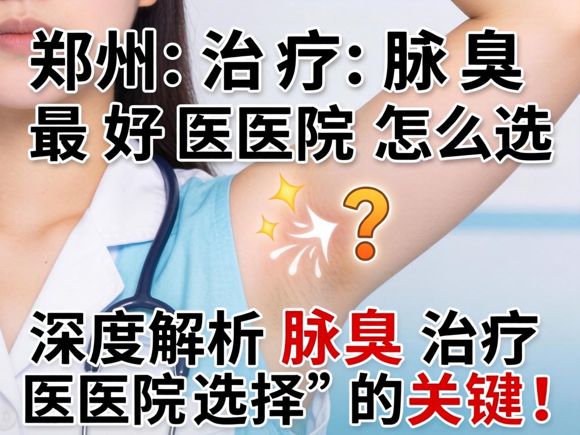郑州治疗腋臭最好医院怎么选?深度解析腋臭治疗医院选择的关键! 郑州治疗腋臭最好医院怎么选?深度解析腋臭治疗医院选择的关键!