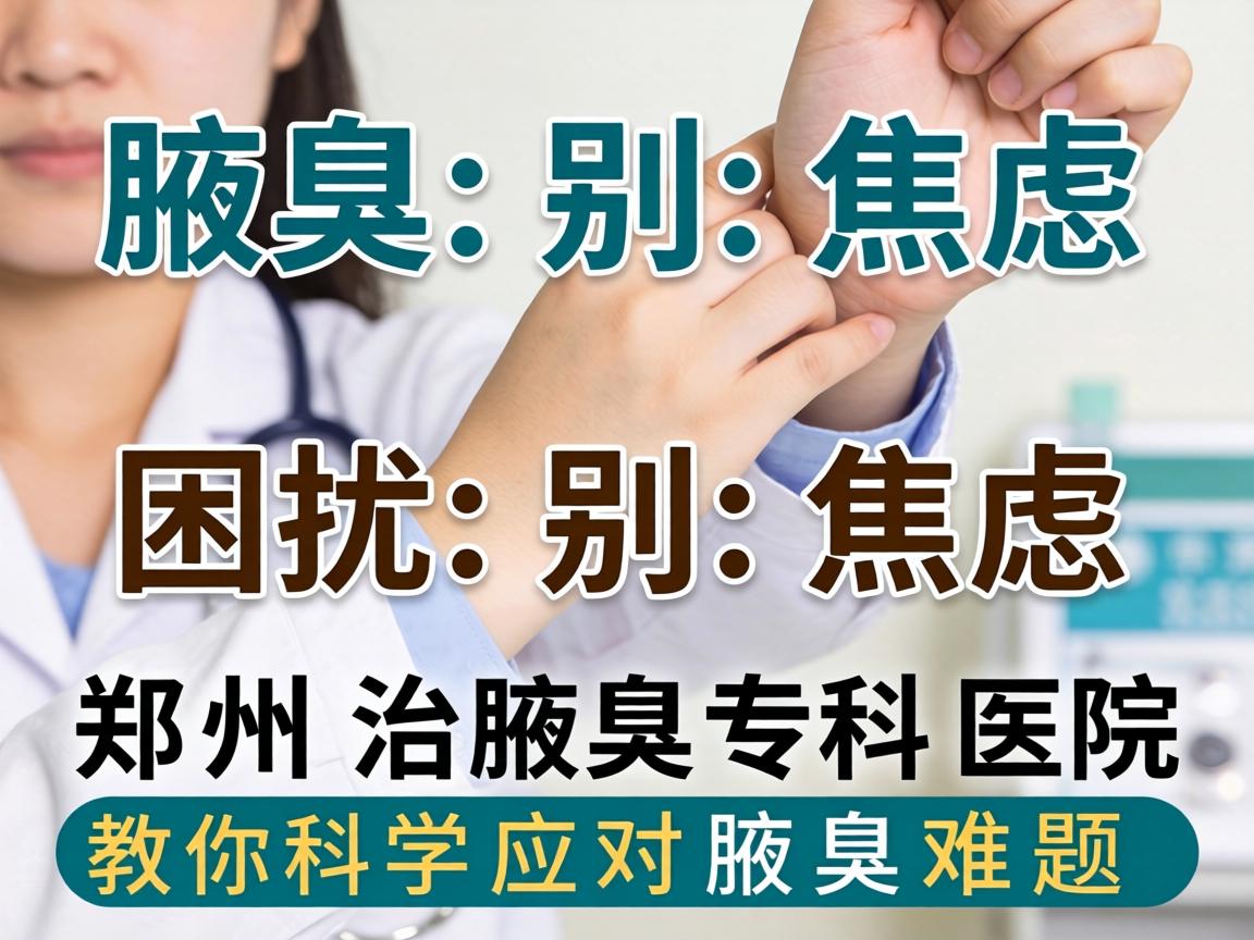腋臭困扰别焦虑,郑州治腋臭专科医院教你科学应对腋臭难题 腋臭困扰别焦虑,郑州治腋臭专科医院教你科学应对腋臭难题