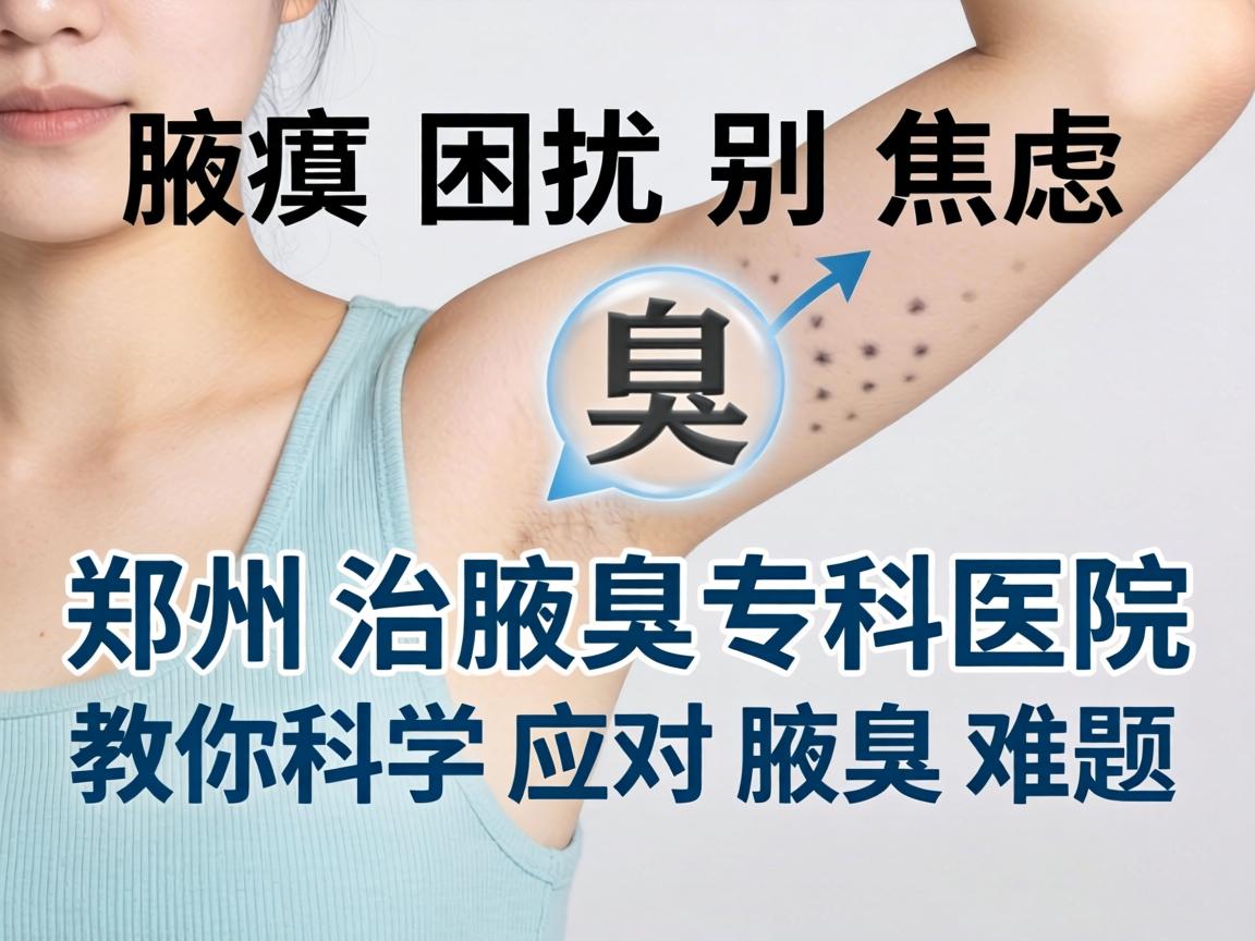 腋臭困扰别焦虑,郑州治腋臭专科医院教你科学应对腋臭难题 腋臭困扰别焦虑,郑州治腋臭专科医院教你科学应对腋臭难题