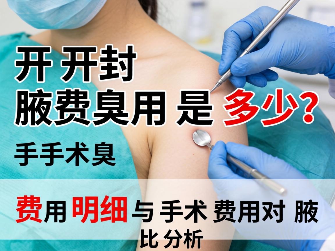 开封腋臭手术费用是多少?费用明细与手术费用对比分析 开封腋臭手术费用是多少?费用明细与手术费用对比分析