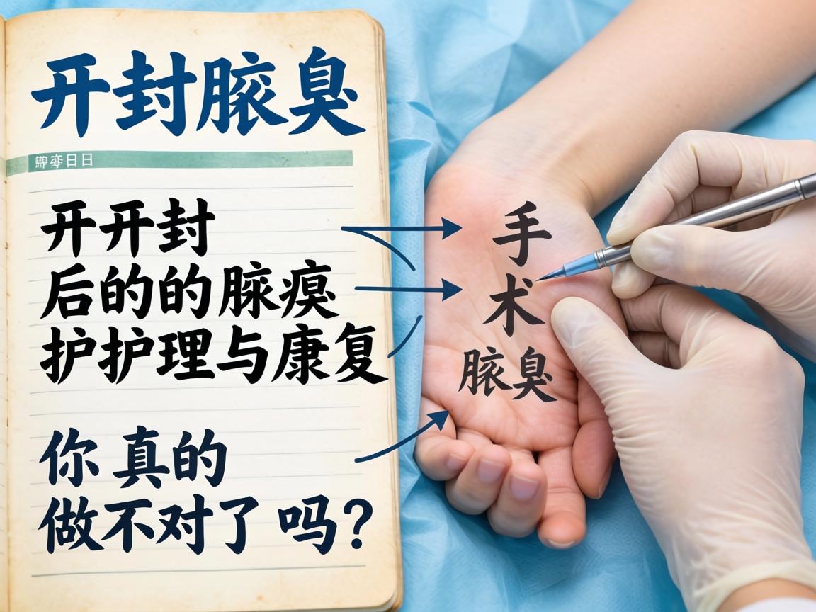 开封腋臭手术日记，开封后的腋臭护理与康复，你真的做对了吗？