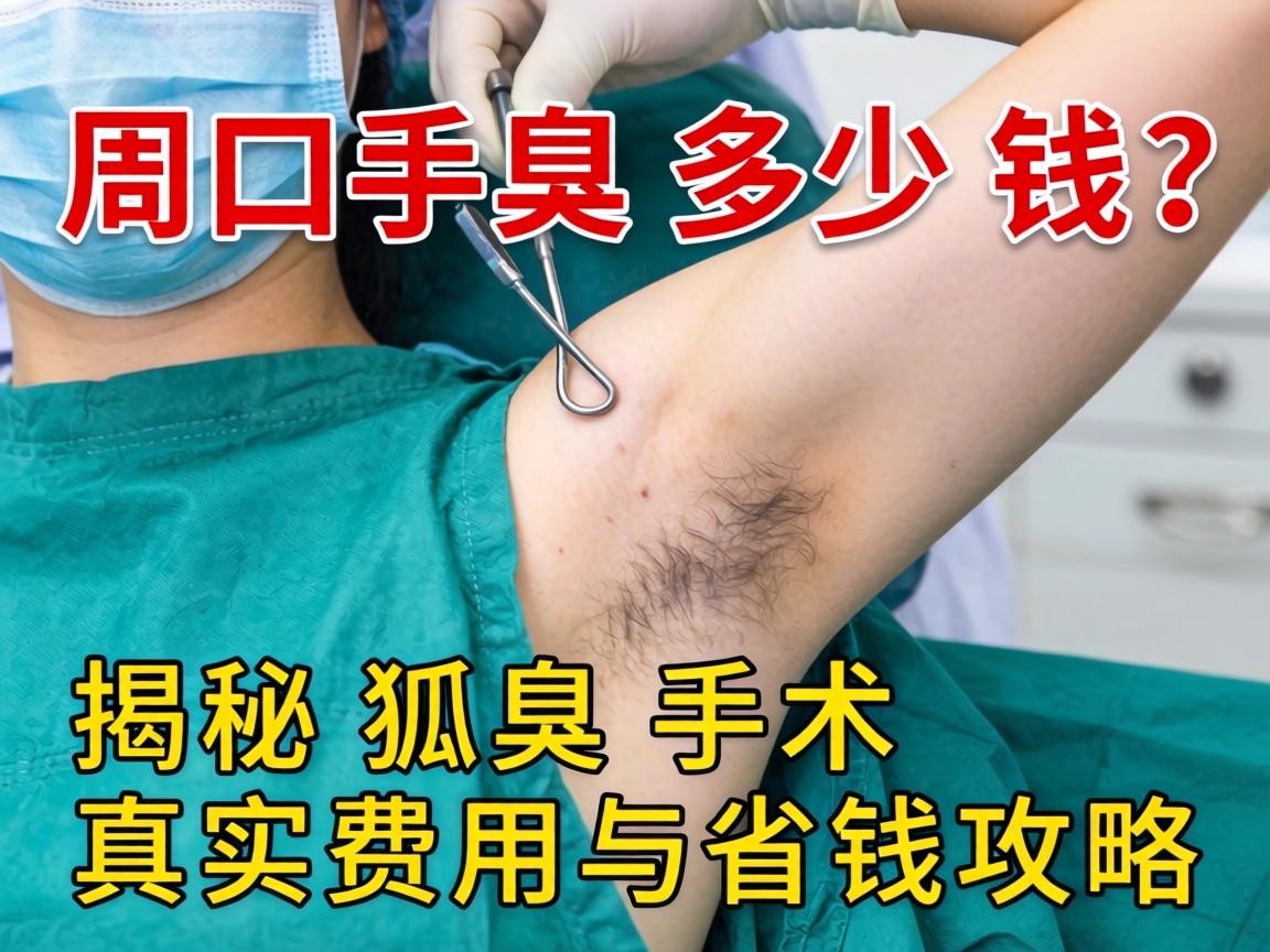 周口狐臭手术多少钱?揭秘狐臭手术真实费用与省钱攻略 周口狐臭手术多少钱?揭秘狐臭手术真实费用与省钱攻略