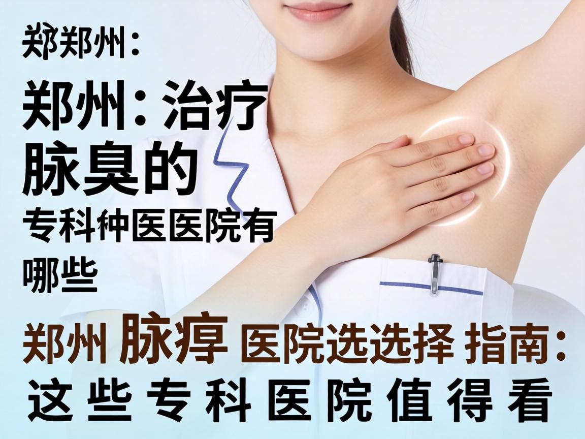 郑州治疗腋臭的专科医院有哪些？郑州腋臭医院选择指南，这些专科医院值得看