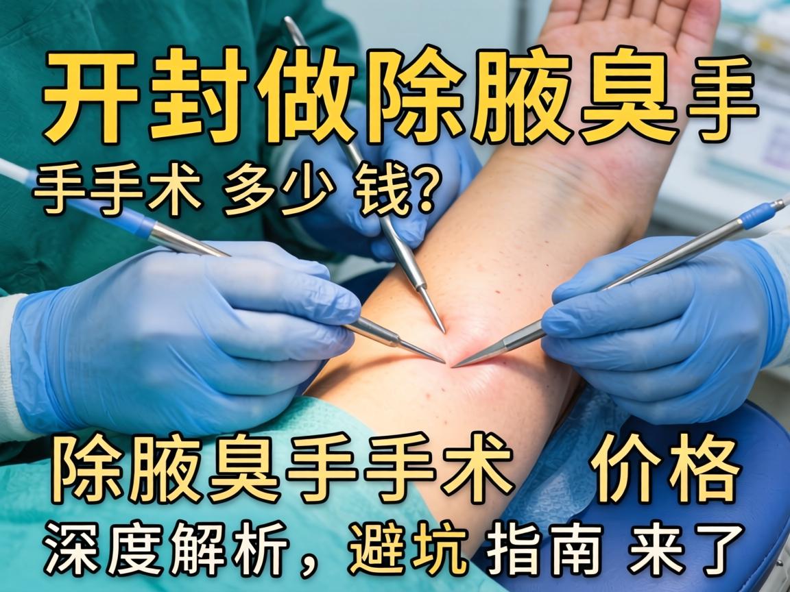 开封做除腋臭手术多少钱?除腋臭手术价格深度解析,避坑指南来了 开封做除腋臭手术多少钱?除腋臭手术价格深度解析,避坑指南来了