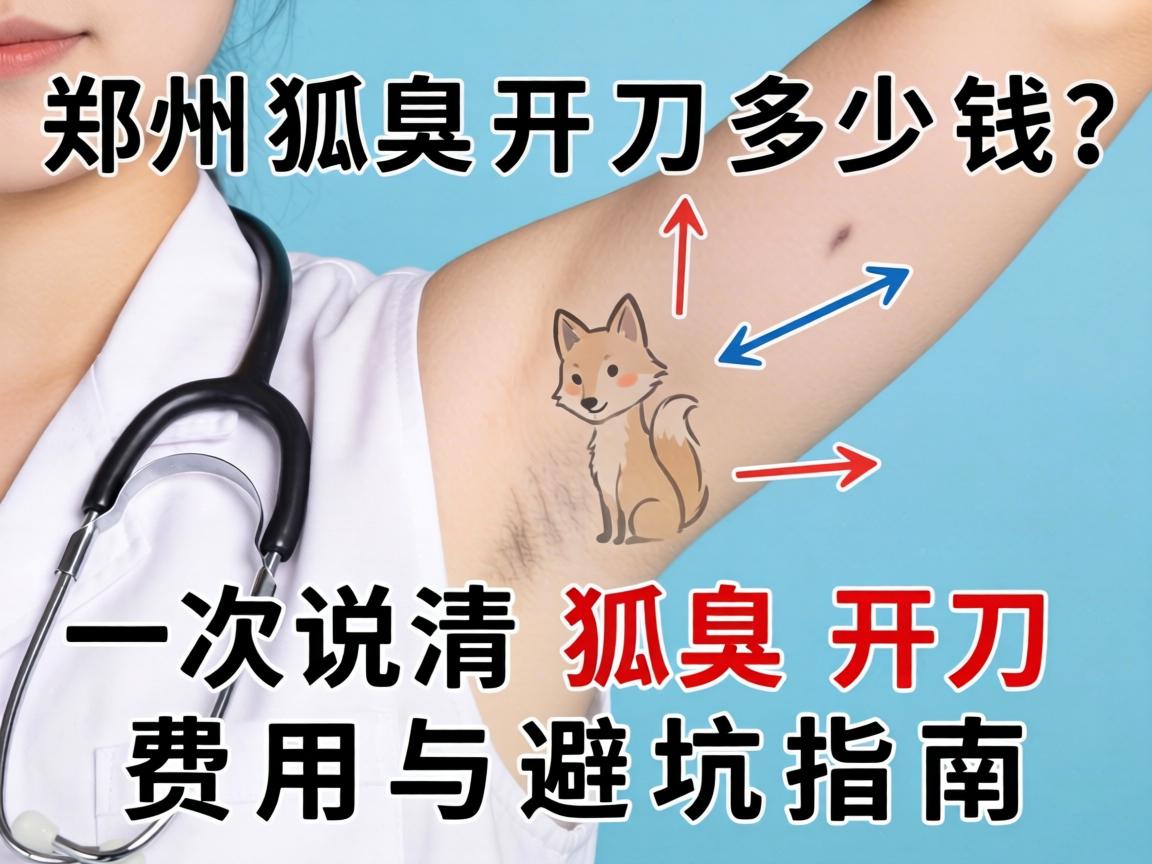 郑州狐臭开刀多少钱?一次说清狐臭开刀费用与避坑指南 郑州狐臭开刀多少钱?一次说清狐臭开刀费用与避坑指南