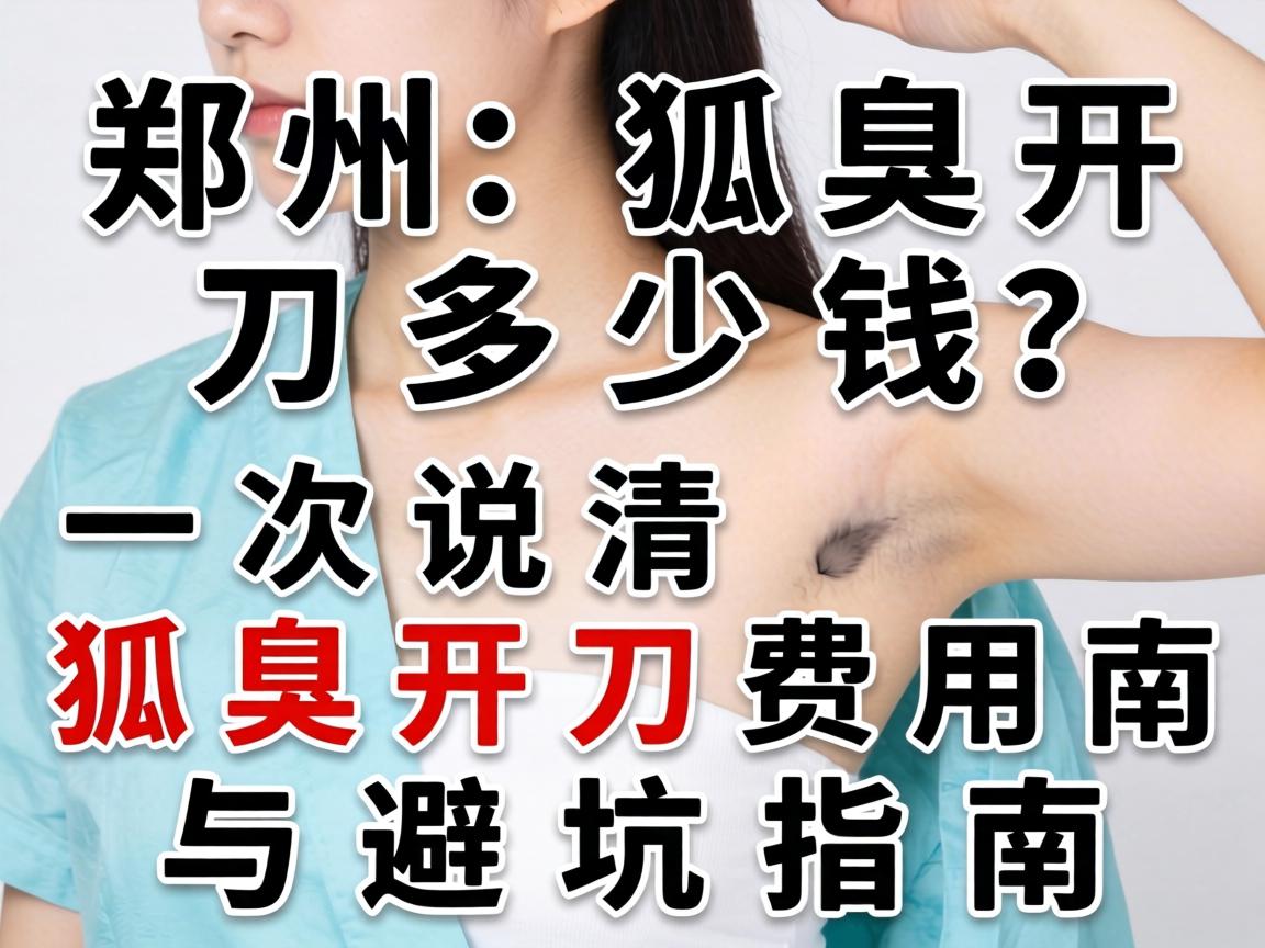 郑州狐臭开刀多少钱?一次说清狐臭开刀费用与避坑指南 郑州狐臭开刀多少钱?一次说清狐臭开刀费用与避坑指南